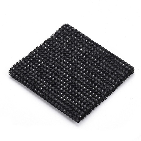 

PandaHall 24 Rows Plastic Diamond Mesh Wrap Roll, Rhinestone Crystal Ribbon, for DIY Wedding Party Favors Decorations Craft, Black, 120x1mm...
