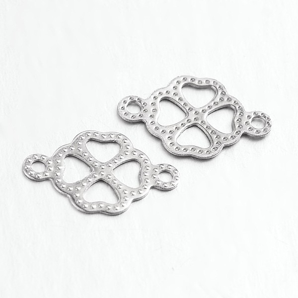 

PandaHall 304 Stainless Steel Links connectors, Heart, Stainless Steel Color, 12x8x0.5mm, Hole: 1mm 304 Stainless Steel Heart