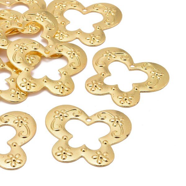

PandaHall Alloy Pendants, Butterfly, Golden, Lead Free and Cadmium Free, 43x50x1.5mm, Hole: 2.5mm Alloy Butterfly
