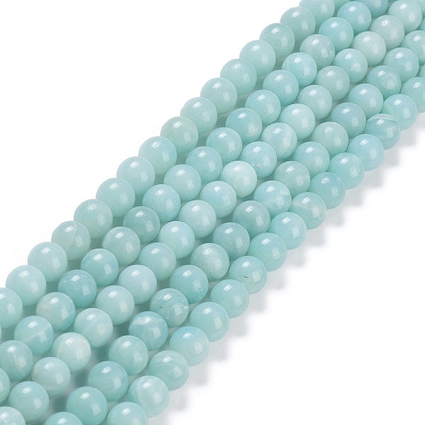 

PandaHall Grade A Natural Amazonite Beads Strands, Round, 12~12.5mm, Hole: 1.2mm, about 32pcs/strand, 15.35 inch(39cm) Amazonite Round