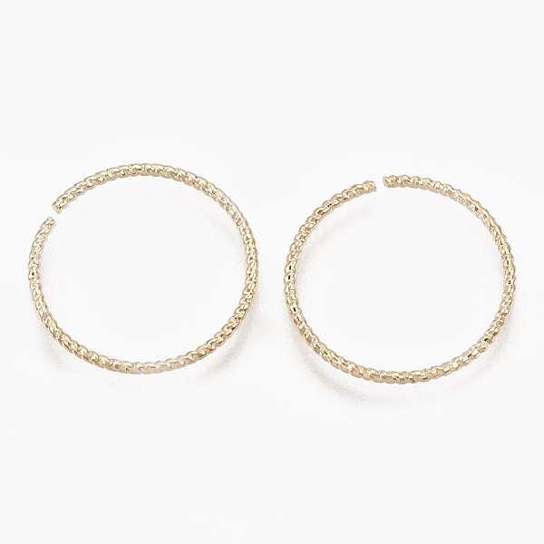 

PandaHall Brass Linking Rings, Real 18K Gold Plated, Ring, 18x1mm Brass Ring