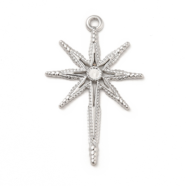 

PandaHall 304 Stainless Steel Pendants, Star Charms, Stainless Steel Color, 40x25x2mm, Hole: 2mm 304 Stainless Steel Star