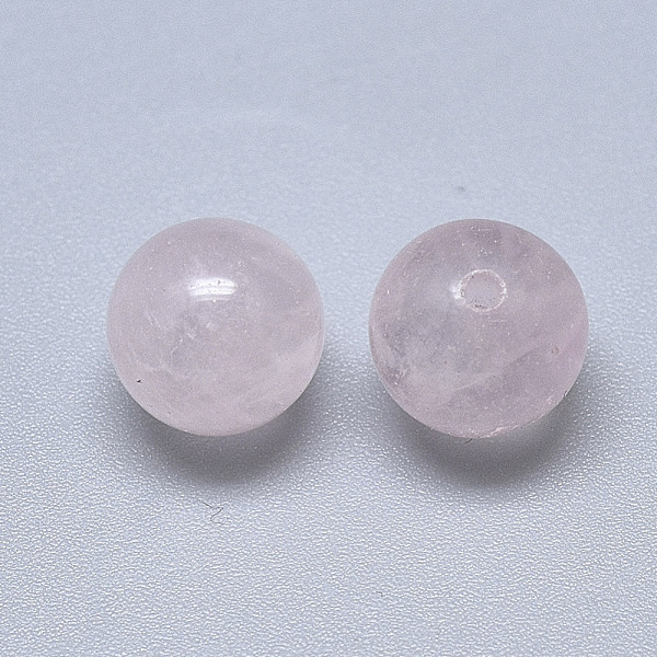 Perlas Naturales De Cuarzo Rosa