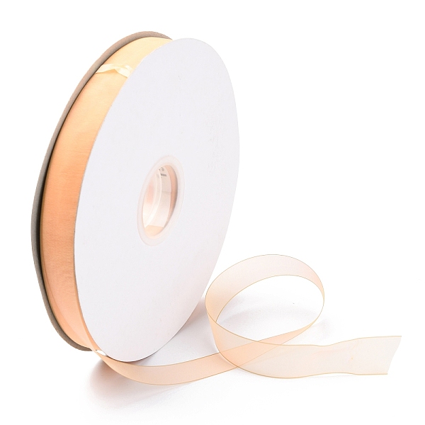 

PandaHall Organza Ribbons, Chiffon Satin Ribbon, for Gift Wrapping, Valentine's Day, Wedding, Birthday Party Decorate, Orange, 3/4 inch...