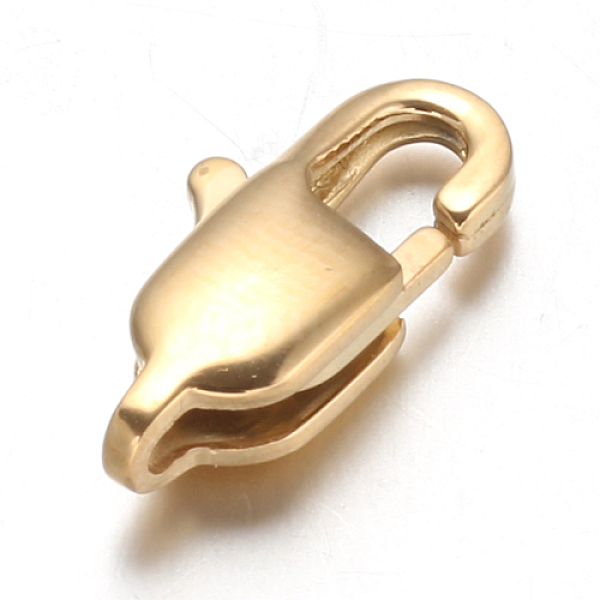 Ion Plating(IP) 304 Stainless Steel Lobster Claw Clasps