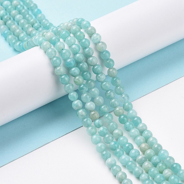 Natural Amazonite Round Beads Strands