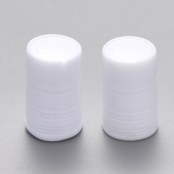 

PandaHall Resin Beads, No Hole/Undrilled, Tin, White, 23.5x14.5mm Resin Column White
