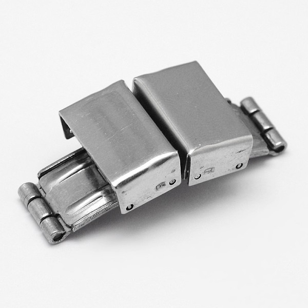 Rectangle 201 Stainless Steel Watch Band Clasps