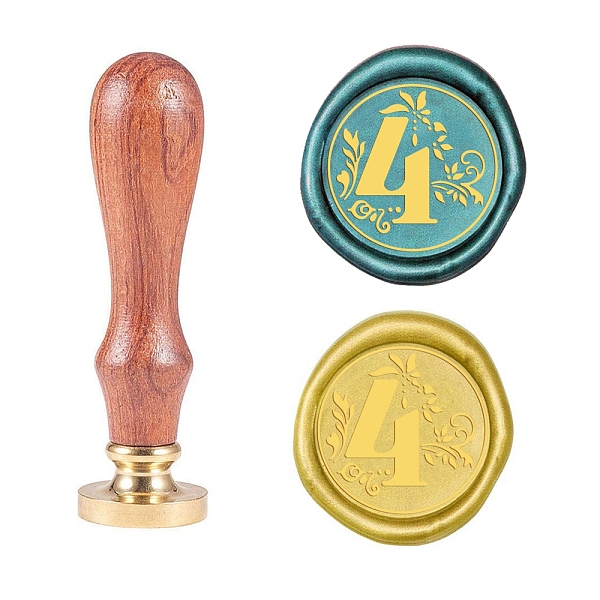 

PandaHall Wax Seal Stamp Set, Sealing Wax Stamp Solid Brass Head, Wood Handle Retro Brass Stamp Kit Removable, for Envelopes Invitations...