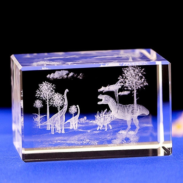 3D Inner Carved Sea Animal Glass Ornaments
