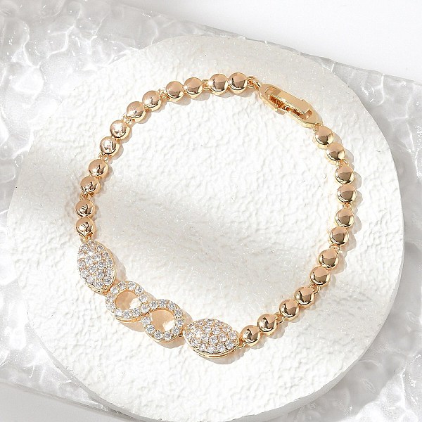 Brass Micro Pave Cu… - image