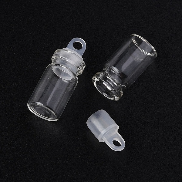 50Pcs Glass Bottle Pendant Decoration