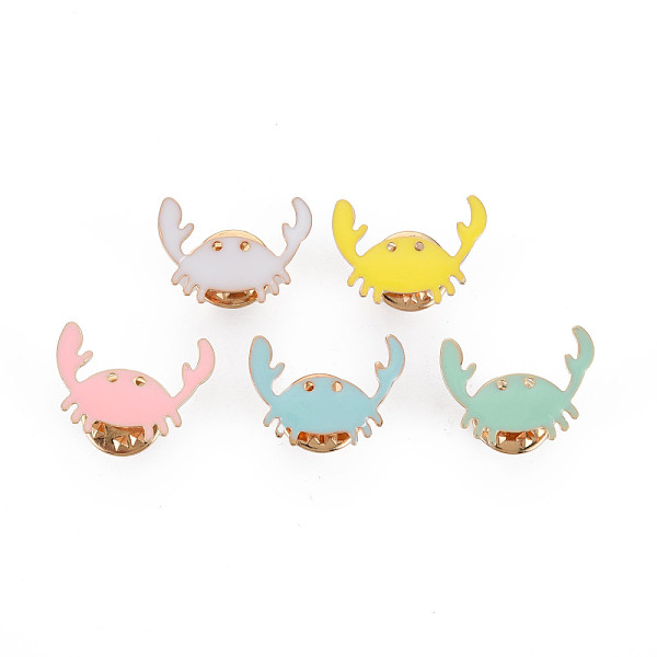 Cute Crab Enamel Pin - image
