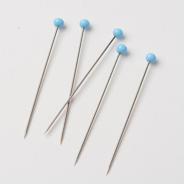 

PandaHall Stainless Steel Pins, with Glass Pearl Head, Round, Ferronickel, Corsage Pins/Dress-making Pins, Sky Blue, 38mm, Pin: 0.6mm...