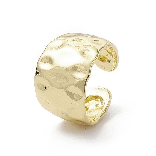 

PandaHall Rack Plating Brass Open Cuff Rings, Plain Band Rings, Real 18K Gold Plated, Inner Diameter: 17.2mm Brass