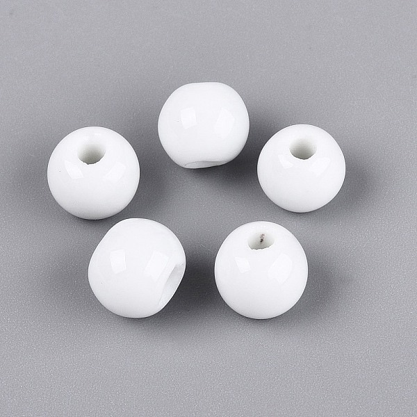 Vintage Handmade Porcelain Beads