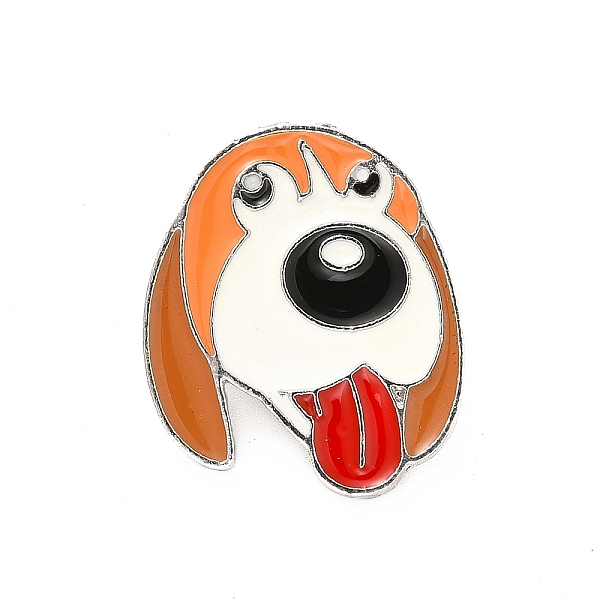 

PandaHall Dog Enamel Pin with Brass Butterfly Clutches, Alloy Badge for Backpack Clothing, Beagle Pattern, 26x21.5x10mm, Pin: 1.1mm...