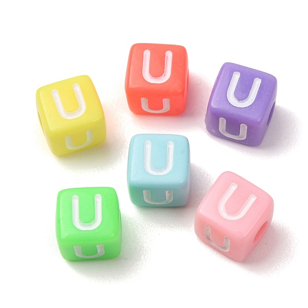オペークアクリルヨーロピアンビーズ