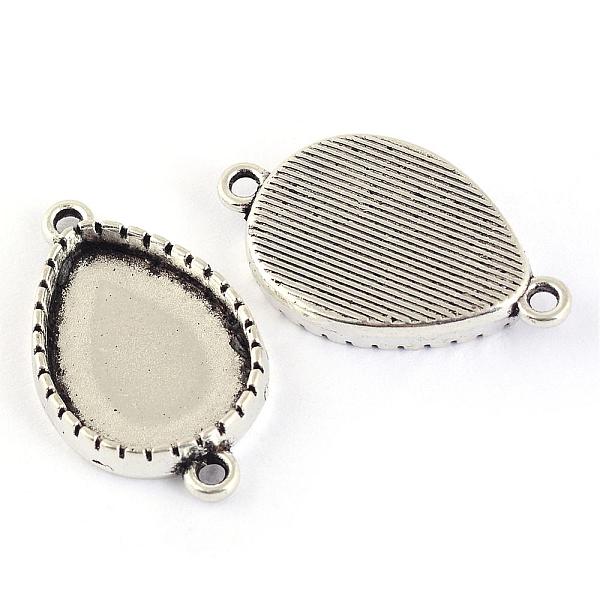 

PandaHall Tibetan Style Alloy Link Cabochon Settings, teardrop, Cadmium Free & Lead Free, Antique Silver, Tray: 13.5x18.5mm, 27x16x3.5mm...