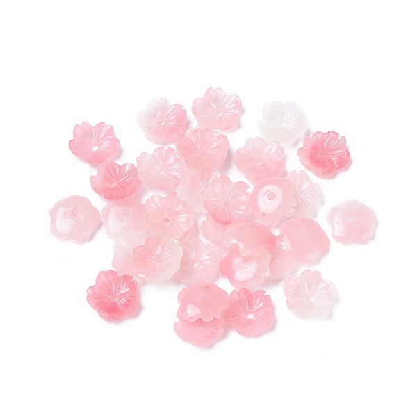

PandaHall Shell Powder Beads, Flower, Pink, 10x2.5mm, Hole: 1.2mm Other Sea Shell Flower Pink
