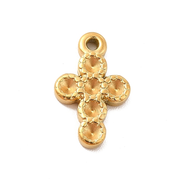 

PandaHall Ion Plating(IP) 304 Stainless Steel Pendant Rhinestone Settings, Religion Cross, Real 18K Gold Plated, Fit For 2mm Rhinestone...