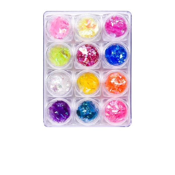 

PandaHall Shining Nail Art Glitter, Manicure Sequins, DIY Sparkly Paillette Tips Nail, Mixed Shapes, Mixed Color, 0.5~15x0.5~11.5mm..., Multicolor