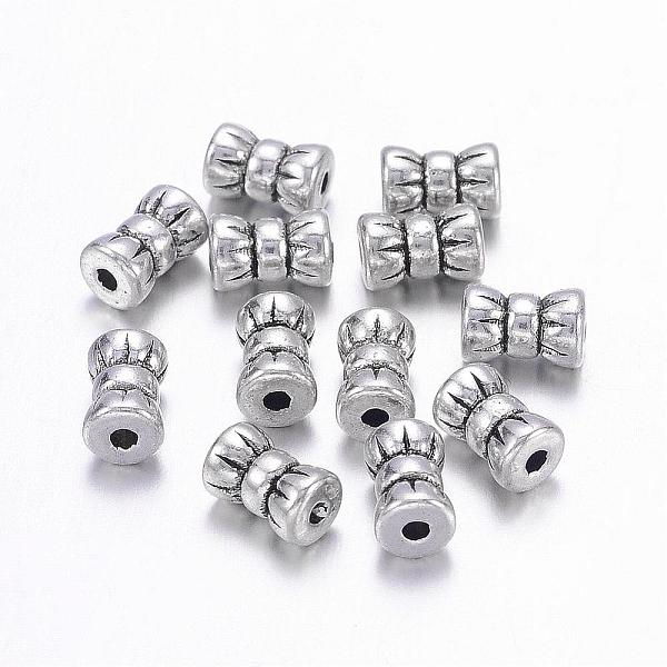 

PandaHall Tibetan Style Zinc Alloy Beads, Lead Free & Cadmium Free, Antique Silver, 6x4mm, Hole: 1mm Alloy Candy