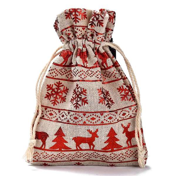 

PandaHall Cotton Gift Packing Pouches Drawstring Bags, for Christmas Valentine Birthday Wedding Party Candy Wrapping, Red, Christmas Themed...