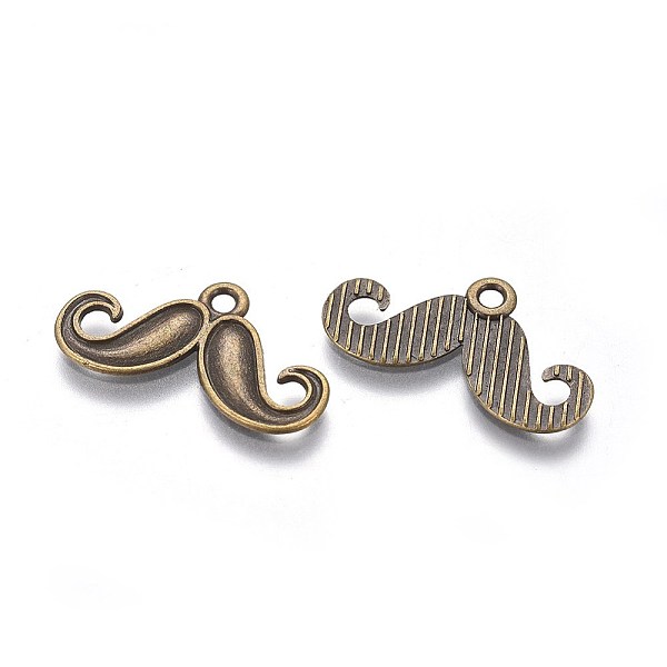 

PandaHall Tibetan Style Alloy Pendants, Mustache, Cadmium Free & Nickel Free & Lead Free, Antique Bronze, 13x24x1mm, Hole: 1.5mm Alloy...