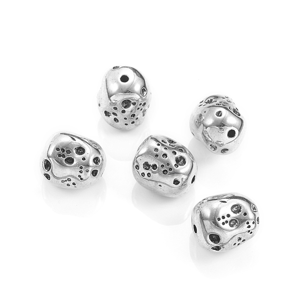 

PandaHall CCB Plastic Beads, Potato, Antique Silver, 23x20x19.5mm, Hole: 3mm Plastic Potato
