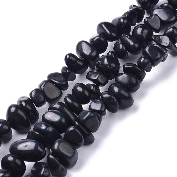 

PandaHall Natural Magnesite Beads Strands, Dyed, Chip, Black, 6~10x6~10x3~4mm, Hole: 0.5~0.7mm, 15.55''~16.54''(39.5~42cm) Magnesite Chip...