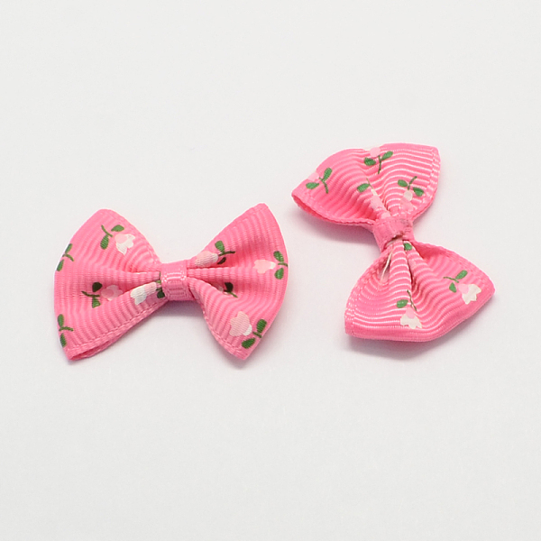 

PandaHall Handmade Woven Costume Accessories, Grosgrain Bowknot, Mixed Color, 23x35x6mm, about 500pcs/bag Ribbon Bowknot Multicolor