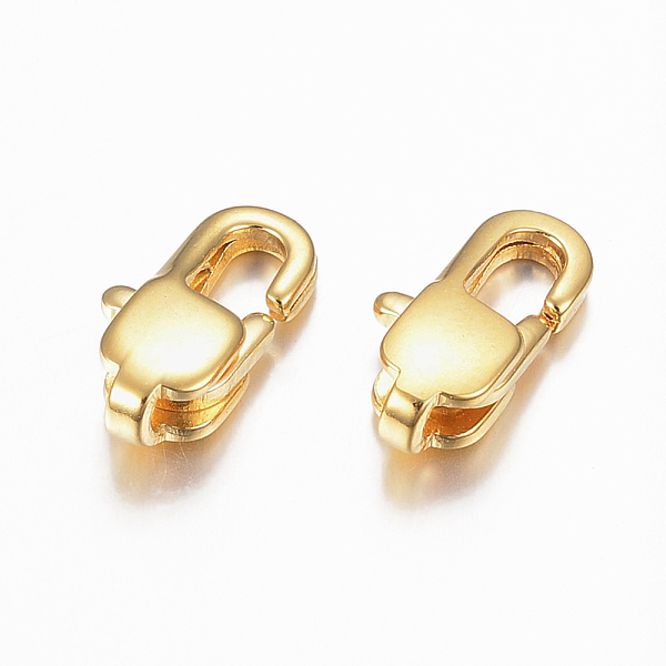 

PandaHall 304 Stainless Steel Lobster Claw Clasps, Golden, 11x6x3mm, Hole: 1.2mm 304 Stainless Steel Others