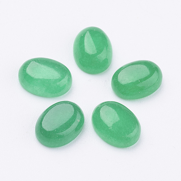 

PandaHall Natural Malaysia Jade Cabochons, Oval, 8x6x3mm Malaysia Jade Oval