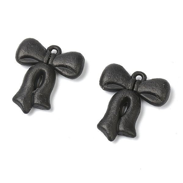 

PandaHall Resin Pendant, DIY Earring and Headdress, Bowknot, Black, 28.5x25.5x5mm, Hole: 2mm Resin Bowknot Black