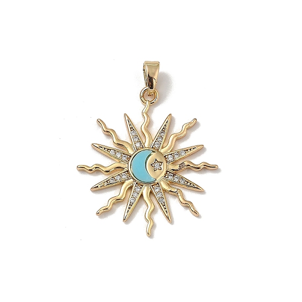 Brass Micro Pave Cl… - image