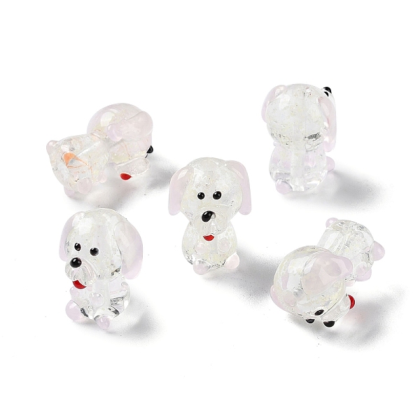 

PandaHall Luminous Handmade Lampwork Beads Strands, Glow in the Dark, Dog, 21.5~22x15.5~16x16~16.5mm, Hole: 1.8mm, about 19pcs/strand...