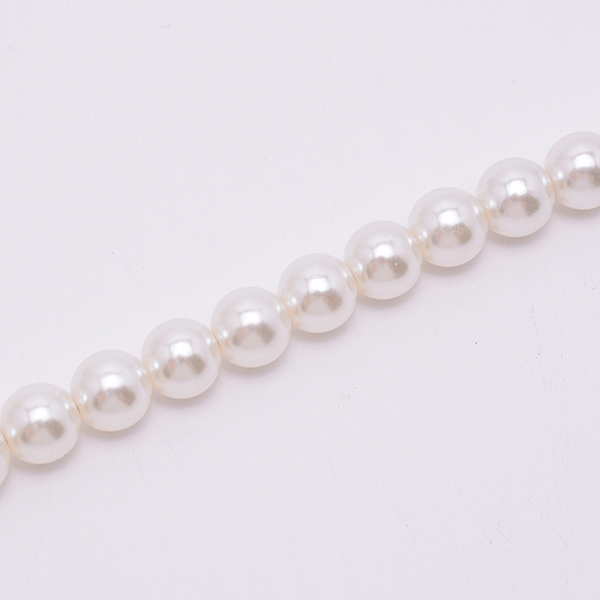 

PandaHall White Acrylic Round Beads Bag Handles, with Zinc Alloy Swivel Clasps and Steel Wire, for Bag Replacement Accessories, Light Gold...