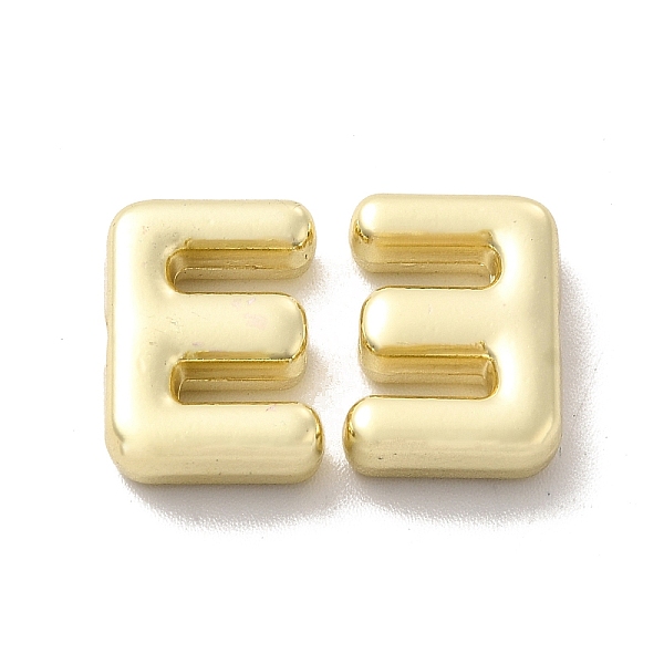 

PandaHall Alloy Beads, Long-Lasting Plated, Cadmium Free & Lead Free, Letter, Letter.E, 14x10.5x4.5mm, Hole: 2mm Alloy Letter E