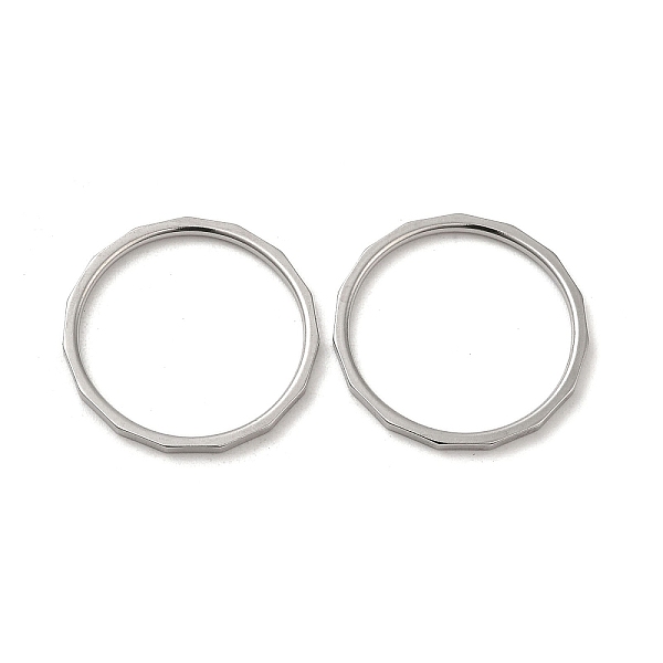 

PandaHall 304 Stainless Steel Finger Rings, Stainless Steel Color, US Size 6(16.5mm) 304 Stainless Steel