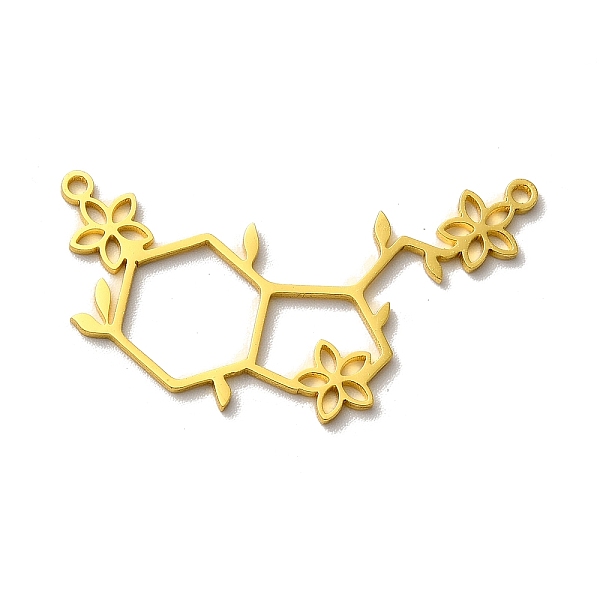 

PandaHall 201 Stainless Steel Pendants, Molecular Structure Charms, Golden, 19x35.5x1mm, Hole: 1.2mm 201 Stainless Steel Others