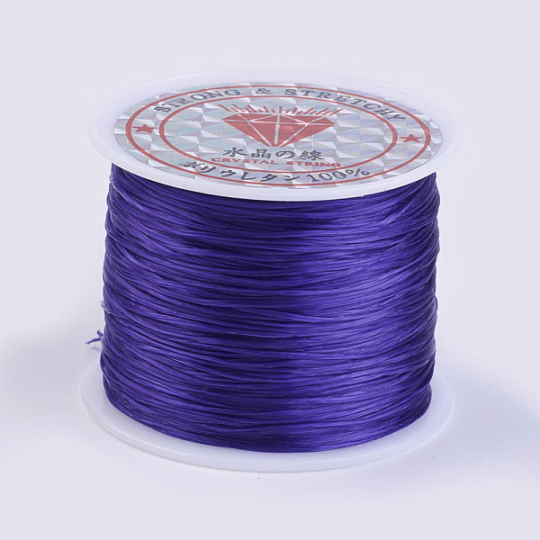 

PandaHall Flat Elastic Crystal String, Elastic Beading Thread, for Stretch Bracelet Making, DarkSlate Blue, 0.5mm, about 49.21 yards...
