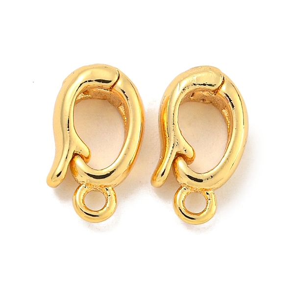 

PandaHall Brass Enhancer Shortener Pendant Bails, Hinged Bails, with Loops, Real 18K Gold Plated, 10x6x3mm, Hole: 1.2mm Brass