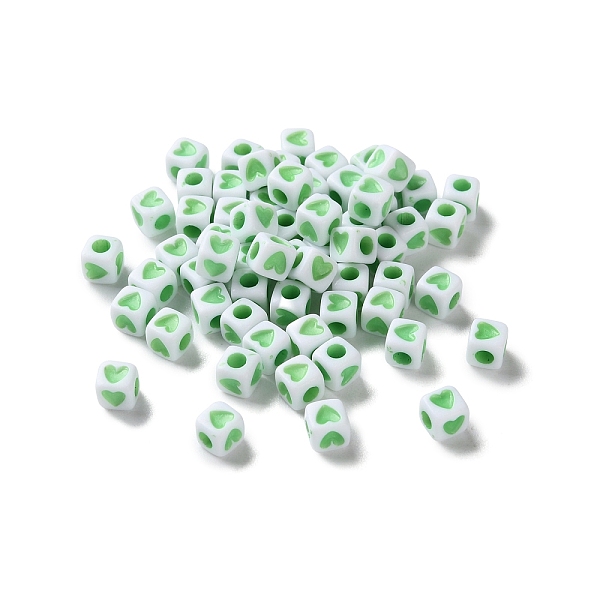 Opaque Acrylic Beads - image
