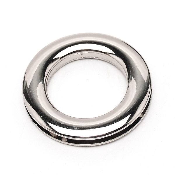 

PandaHall Alloy Handbag O Ring Bags Buckles, DIY Handmade Leather Shoes Accessories, Platinum, 41x7mm, Inner Diameter: 25mm Alloy