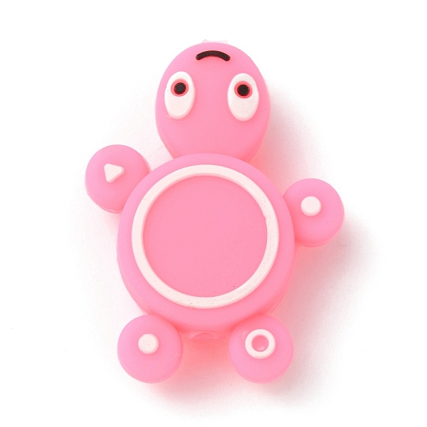 

PandaHall Tortoise Silicone Beads, DIY Nursing Necklaces and Bracelets Making, Chewing Pendants For Teethers, Hot Pink, 29.5x22x9mm, Hole...