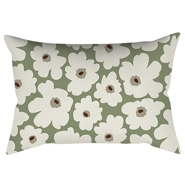 

PandaHall Green Series Nordic Style Geometry Abstract Polyester Throw Pillow Covers, Cushion Cover, for Couch Sofa Bed, Rectangle, Flower...