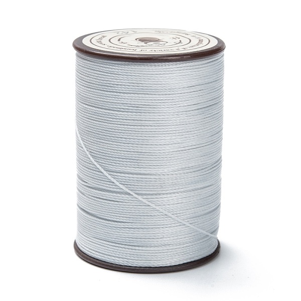 

PandaHall Round Waxed Polyester Thread String, Micro Macrame Cord, Twisted Cord, for Leather Sewing Stitching, Gainsboro, 0.45mm, about..., Gray