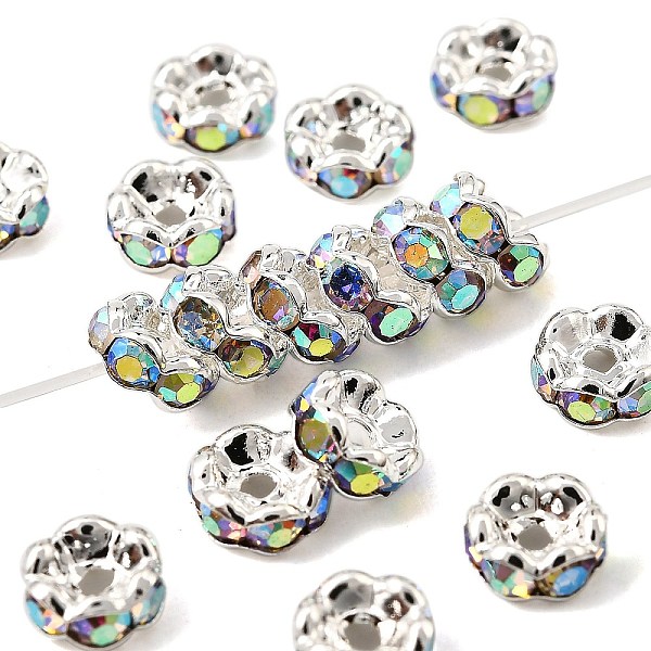 Brass Rhinestone Sp… - image