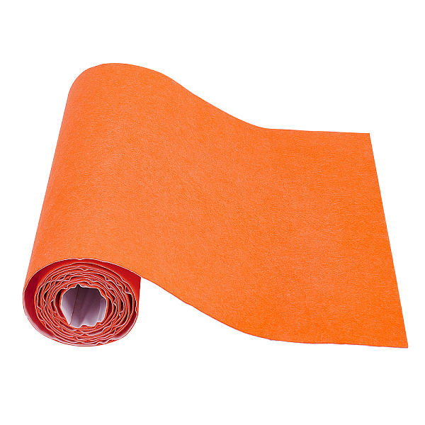 PandaHall BENECREAT 15.7x78.7(40cmx2m) Self-Adhesive Felt Fabric Orange Shelf Liner for DIY Costume Making and Jewelry Drawer Box Fabric...
